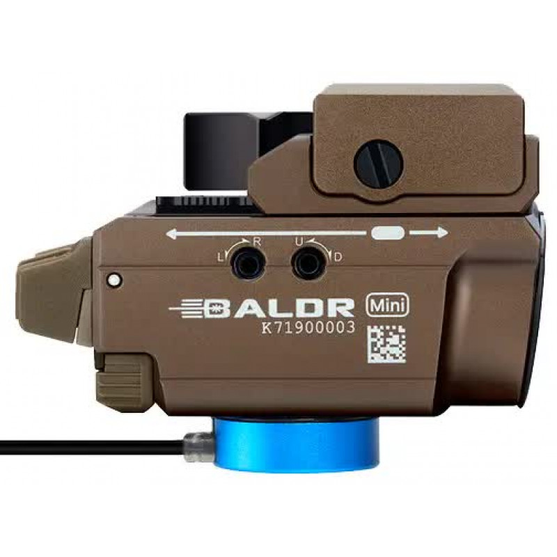 Фонарь с ЛЦВ Olight Baldr Mini Green Laser Desert Tan