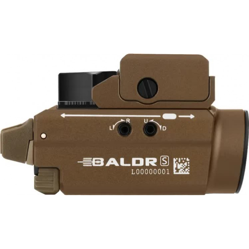 Фонарь с ЛЦВ Olight Baldr S Green Laser Desert Tan