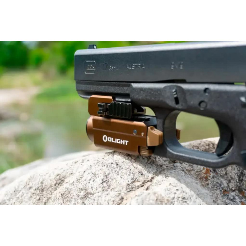Фонарь с ЛЦВ Olight Baldr S Green Laser Desert Tan