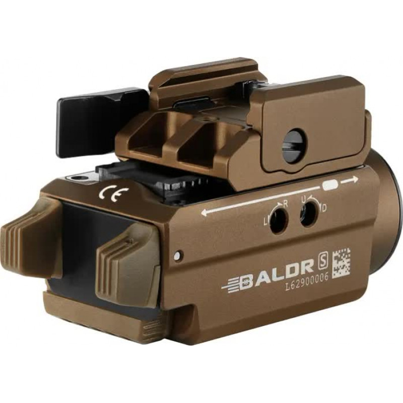 Фонарь с ЛЦВ Olight Baldr S Green Laser Desert Tan