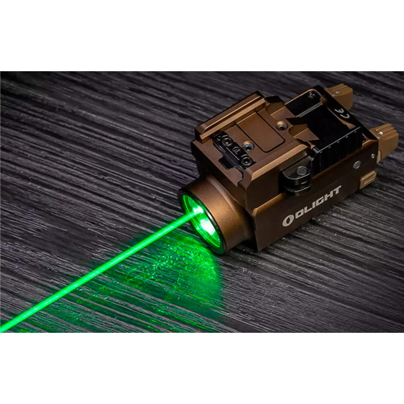 Фонарь с ЛЦВ Olight Baldr S Green Laser Desert Tan