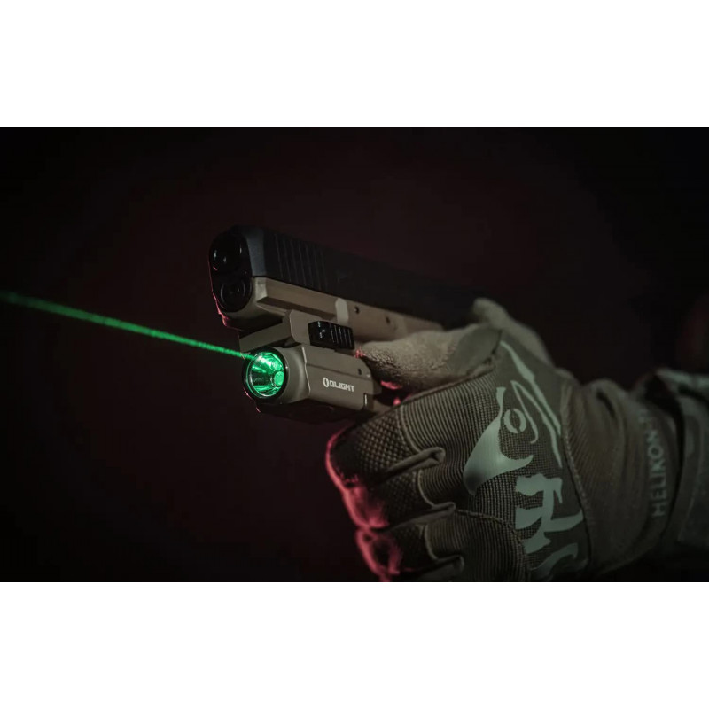 Фонарь с ЛЦВ Olight Baldr S Green Laser Flat Dark Earth