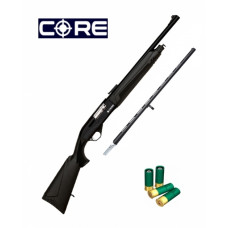 Ружье полуавтоматическое CORE LZR-G01 Synthetic, к.12, черная коробка, с доп.стволом 51 см