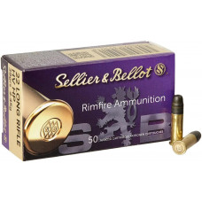 Патрон Sellier & Bellot кал .22 LR куля HV HP маса кулі 38 гран (2.45 г) 375 м/з