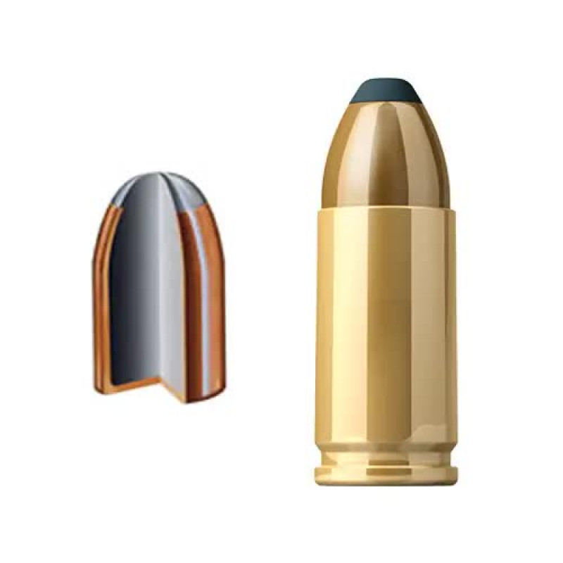 Патрон Sellier & Bellot кал. 9x21 IMI куля SP маса 8,0 г/ 124 грана. Поч. швидкість 365 м/с.