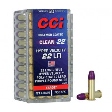 Патрон нарізний CCI 22 LR Clean22 Hyper Velocity 31Gr (2,01 г)