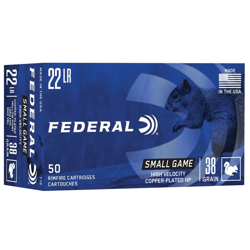 Патрон нарезной Federal Game Shok, 22LR, HP 2,46гр (38gr)