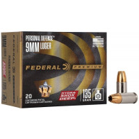 Патрон нарезной Federal Premium Personal Defense 9mm Luger JHP, 8.75 г (135GR)