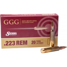 Патрон нарізний GGG кал. 223 Rem SIERRA HPBT 69gr (4.47 г)