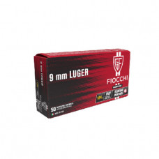 Патрони нарізні Fiocchi 9х19 Luger FMJ 124Gr (8.04 г)