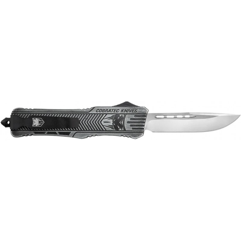 Ніж CobraTec Knives Large Stonewash CTK-1 Black