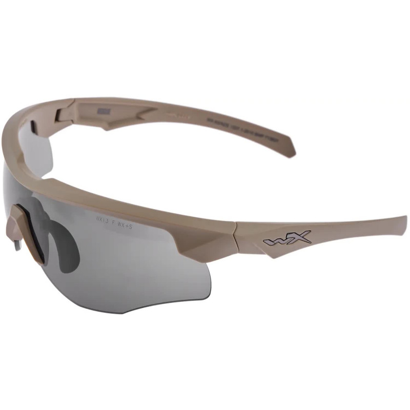 Окуляри балістичні Wiley X Rogue Comm. 3 лінзи (Grey/Clear/Rust) Tan
