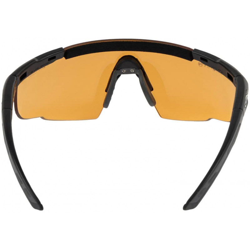 Окуляри балістичні Wiley X Saber Advanced. 2 лінзи (Grey/Rust) оправа Black