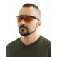 Окуляри балістичні Wiley X Saber Advanced. 2 лінзи (Grey/Rust) оправа Black
