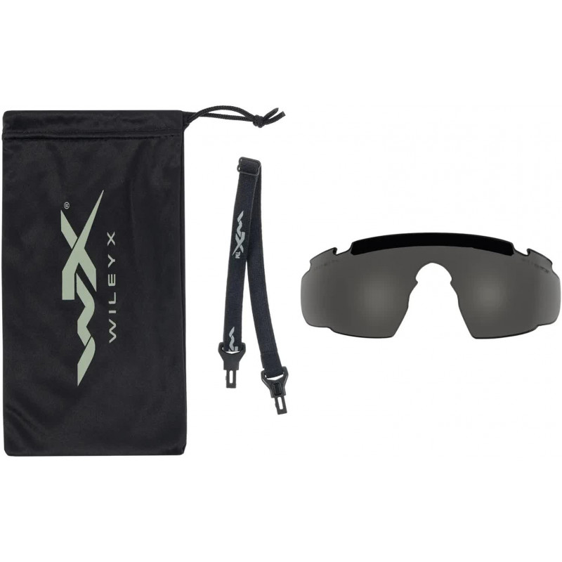 Окуляри балістичні Wiley X Saber Advanced. 2 лінзи (Grey/Rust) оправа Black