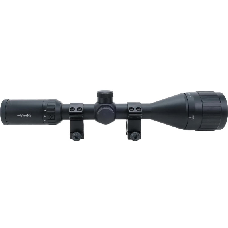 Прицел оптический Hawke Fast Mount 3-12x50 AO сетка Mil Dot с подсветкой. Кольца на Weaver