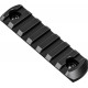 Планка Leofoto Weaver/Picatinny на 7 слотів. M-LOK