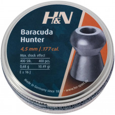 Пули пневматические H&N Baracuda Hunter. Кал. 4,5 мм. Вес - 0,68 г