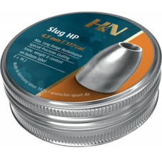 Кулі пневматичні H&N Slug HP кал. 4.5 мм. Вага - 1,04 г. 300 шт/уп