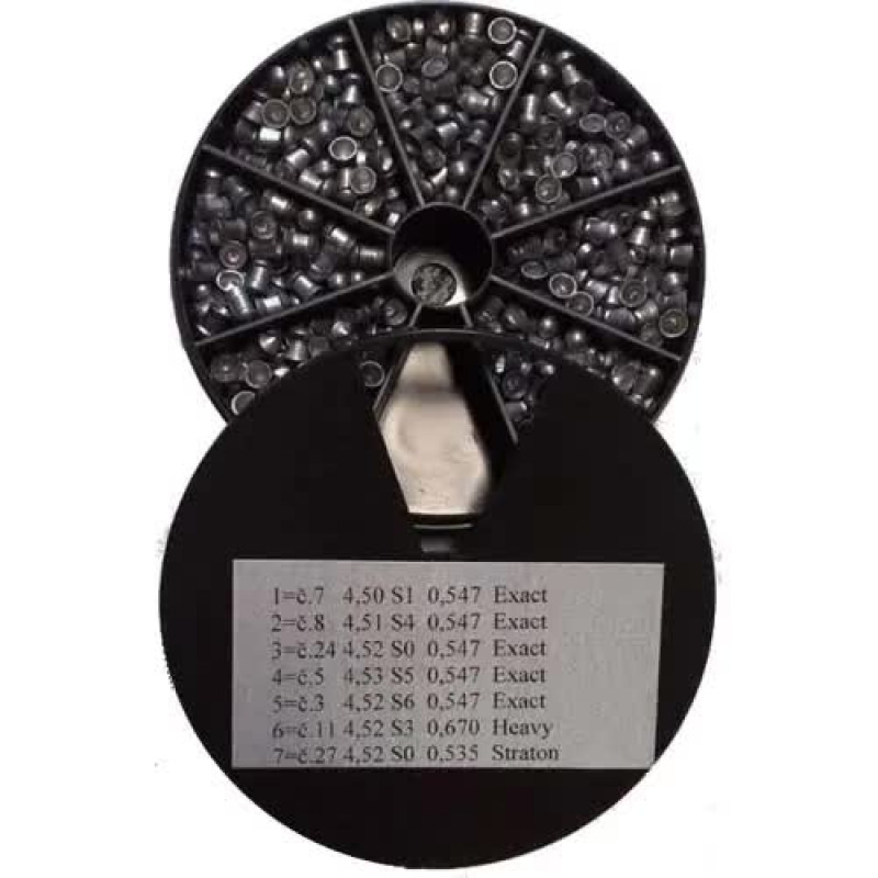 Кулі пневматичні JSB Diabolo Exact Test 4,52 мм 0.51/0.54/0.67/0.87 г 350 шт/уп