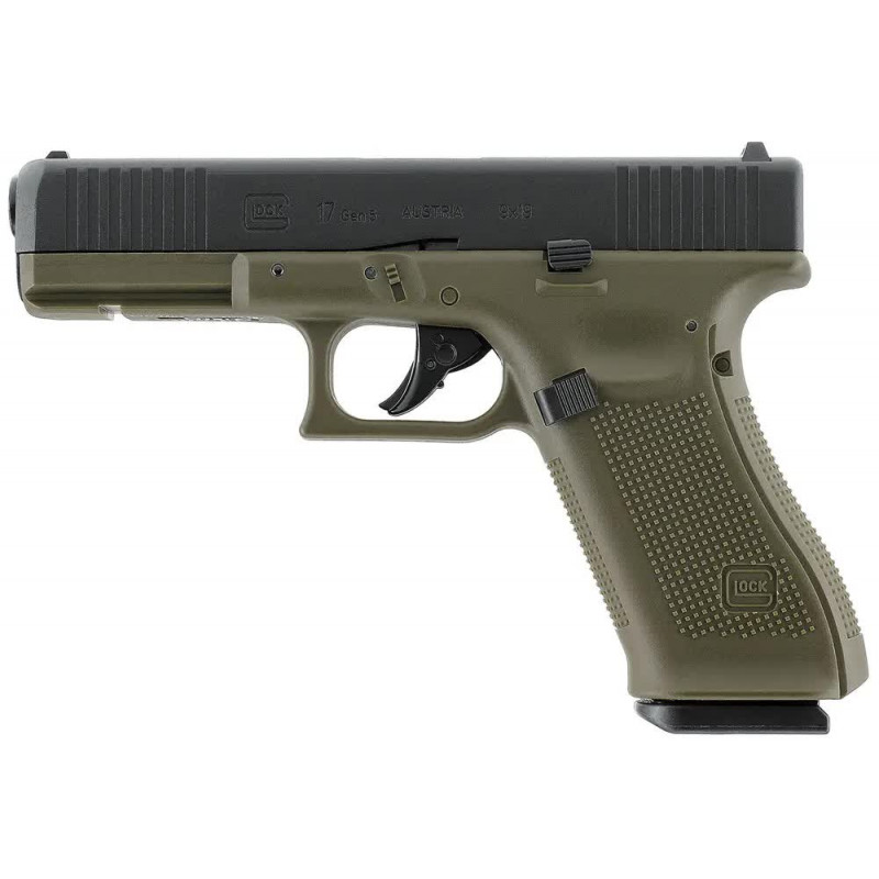Пистолет пневматический Umarex Glock 17 Gen5 Blowback CO2 кал 4,5 мм BB Сoyote 