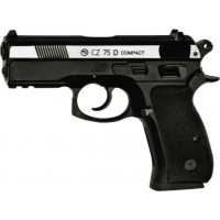 Пистолет пневматический ASG CZ 75D Compact Nickel. CO2. BB кал. 4.5 мм