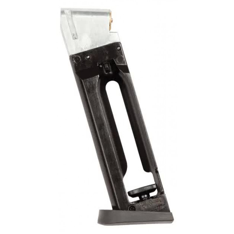 Пистолет пневматический ASG CZ 75D Compact Nickel. CO2. BB кал. 4.5 мм