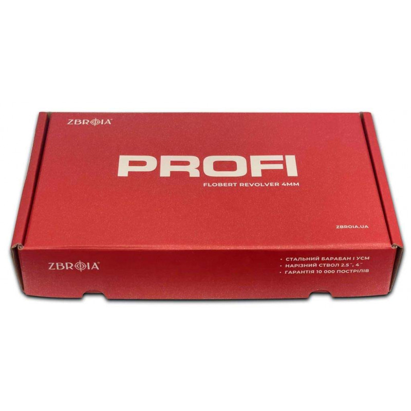Револьвер Флобера ZBROIA PROFI-2.5" (черний / дерево)