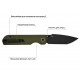 Нож CJRB Nova Green PVD