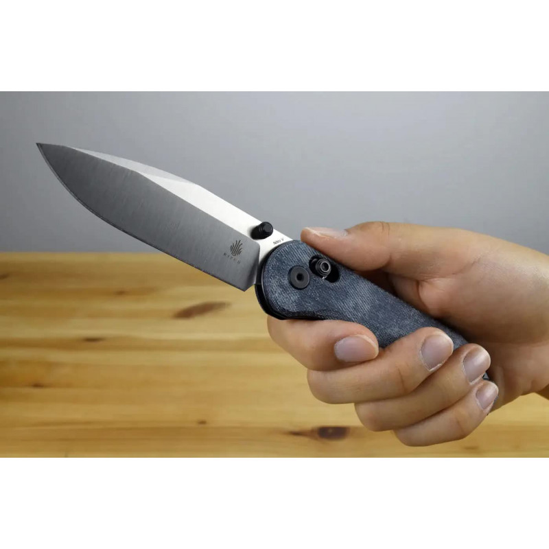 Нож Kizer Assassin Nitro-V Micarta Blue