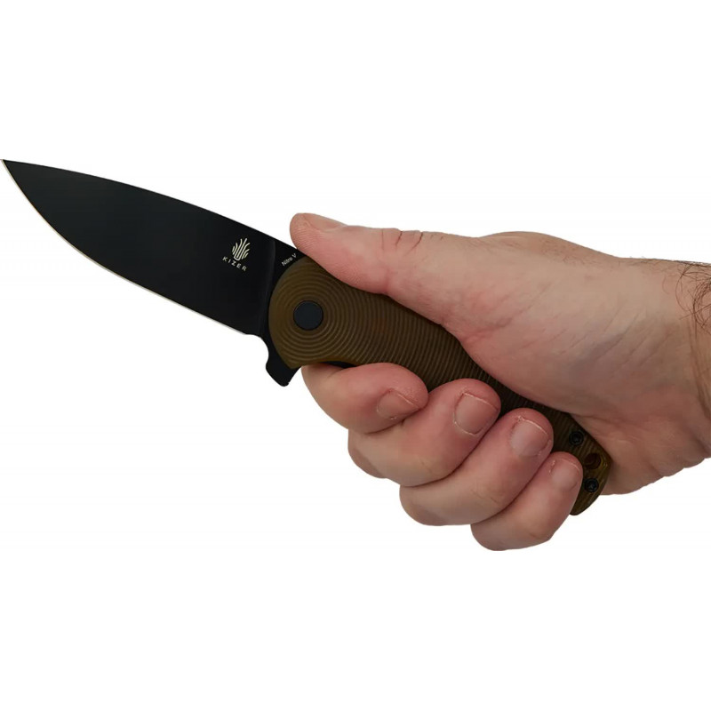 Нож Kizer Gemini Nitro-V PEI Ultem Black