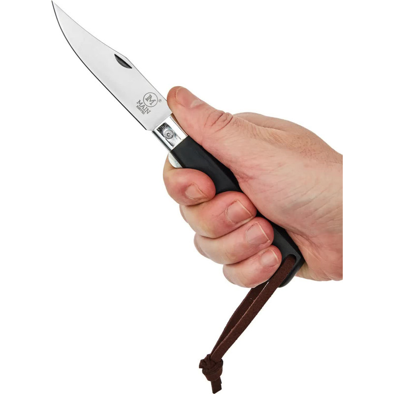 Нож Main Knives "Workers line" Clip Point BPW PU Loop Black