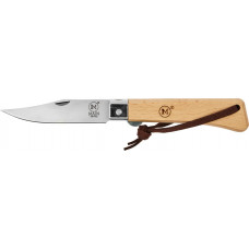 Ніж Main Knives "Workers line" Clip Point Beech Wood PU Loop Light Brown