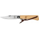 Нож Main Knives "Workers line" Clip Point Beech Wood PU Loop Light Brown