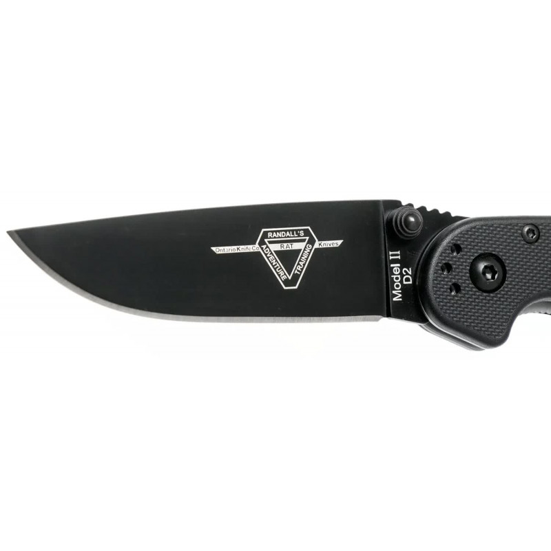 Нож Ontario Knife RAT II D2 BB Black Нож Ontario Knife RAT II D2 BB Black