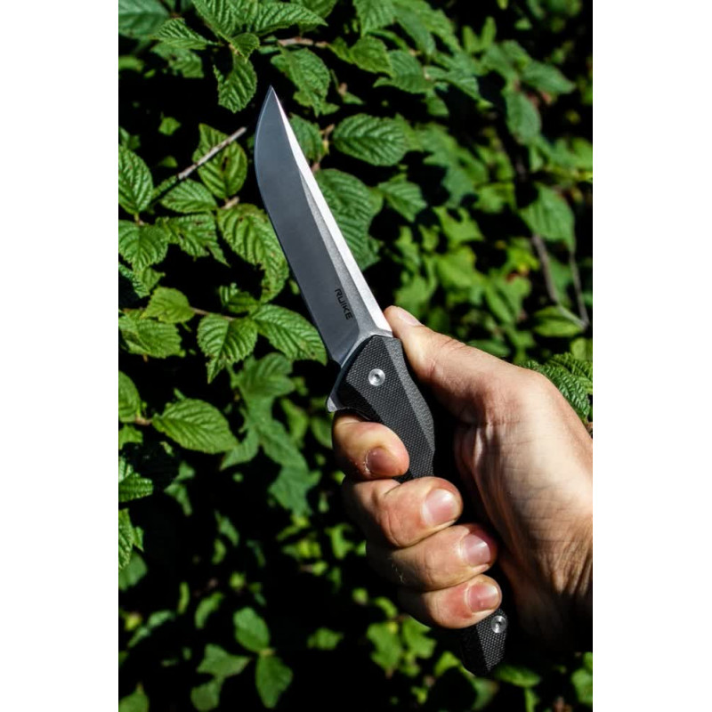 Ніж складаний туристичний Ruike Hussar P121-B, (9.2 см) 14C28N / G10