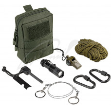 Набір для виживання Defcon 5. Survival Kit Pouch. Олива