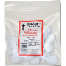 Патч для чистки Pro-Shot кал. .22 - .270. Круглий. 300 шт