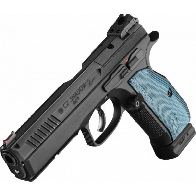 СПОРТИВНИЙ ПІСТОЛЕТ CZ SHADOW 2 OR КАЛ.9X19, 19RND, MANUAL SAFETY, NICKEL BLACK