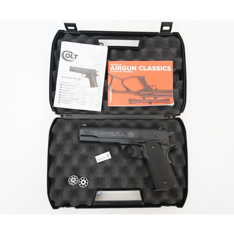 ПНЕВМАТИЧНИЙ ПІСТОЛЕТ UMAREX COLT GOVERMENT 1911 A1 КАЛ.4,5ММ