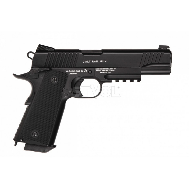 ПНЕВМАТИЧНИЙ ПІСТОЛЕТ UMAREX COLT M45 CQBP BLACK BLOWBACK КАЛ.4,5ММ