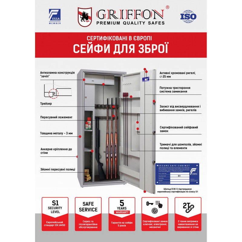 Сейф оружейный GE.420.K