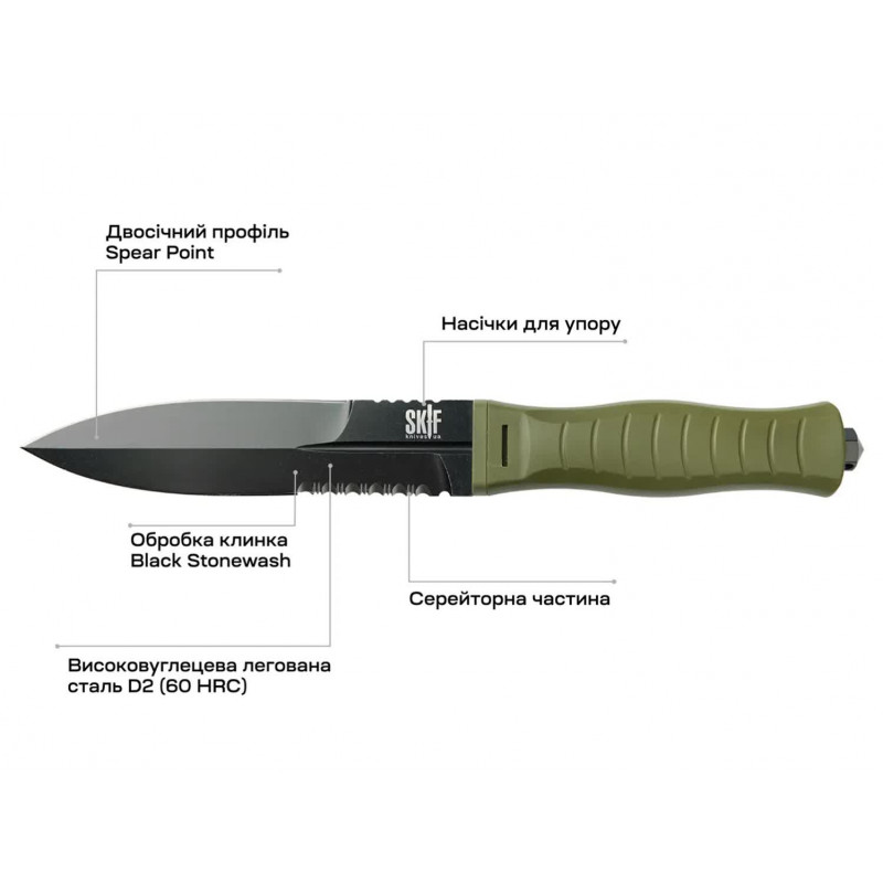 Ніж Skif Knives Neptune BSW Olive