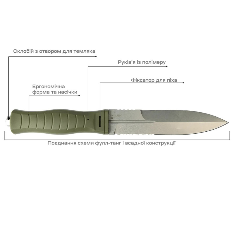 Ніж Skif Knives Neptune SW Olive