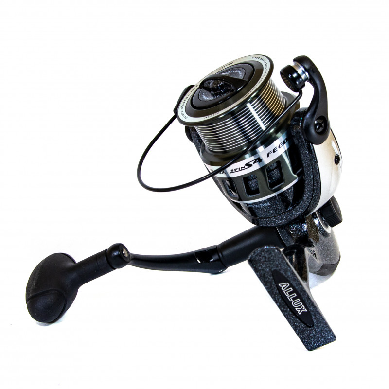 Катушка ALLUX S4 SPIN FEEDER 6000 4.9*1 5+1 ш\п 0.25-200 м. Катушка ALLUX S4 SPIN FEEDER 6000 4.9*1 5+1 ш\п 0.25-200 м.
