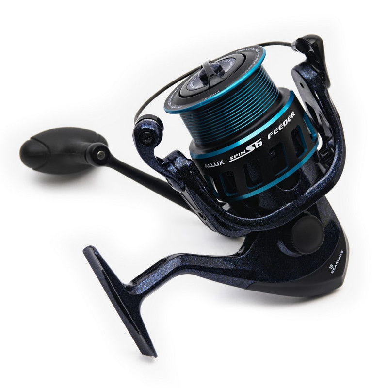 Катушка ALLUX S6 SPIN FEEDER 6000 4.9*1 7+1 ш\п 0.25-200 м. Катушка ALLUX S6 SPIN FEEDER 6000 4.9*1 7+1 ш\п 0.25-200 м.