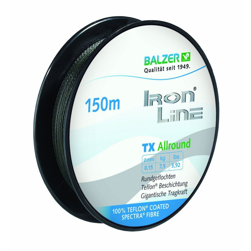 Шнур Balzer Ironline TX Allround 150m Шнур Balzer Ironline TX Allround 150m