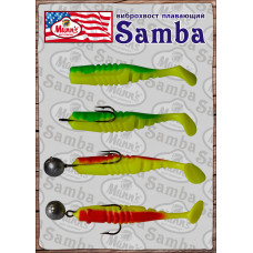 Плавающая силиконовая приманка Mann's Samba Sb80