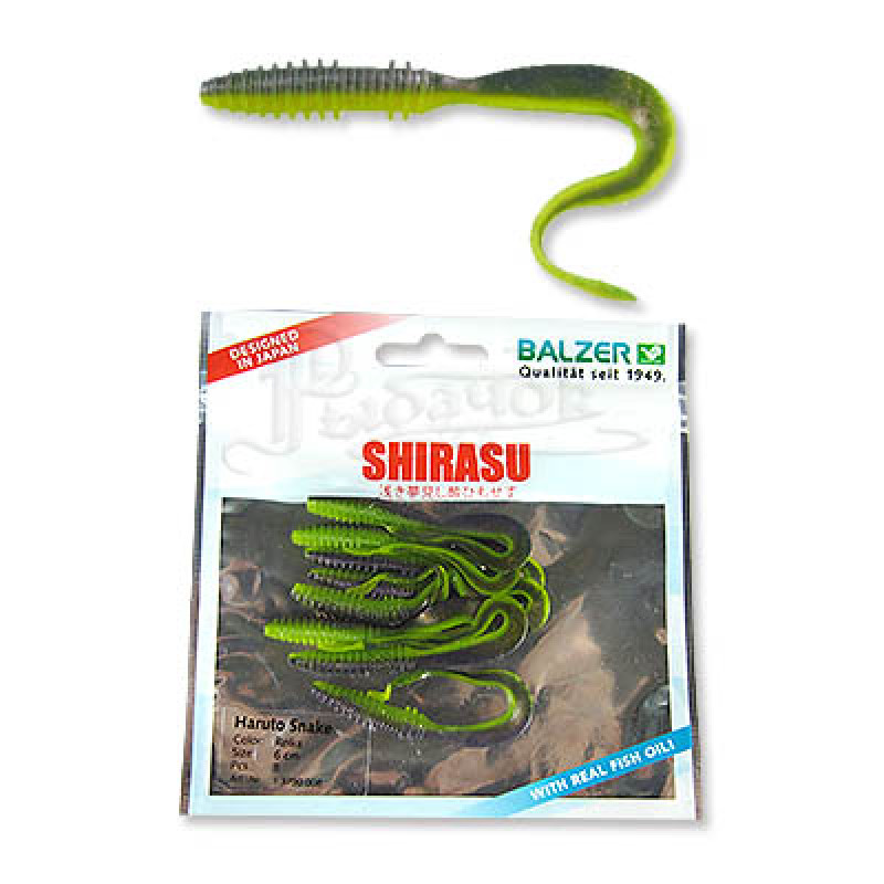 Силиконовая приманка Balzer Shirasu Haruto Snake 6cm Силиконовая приманка Balzer Shirasu Haruto Snake 6cm