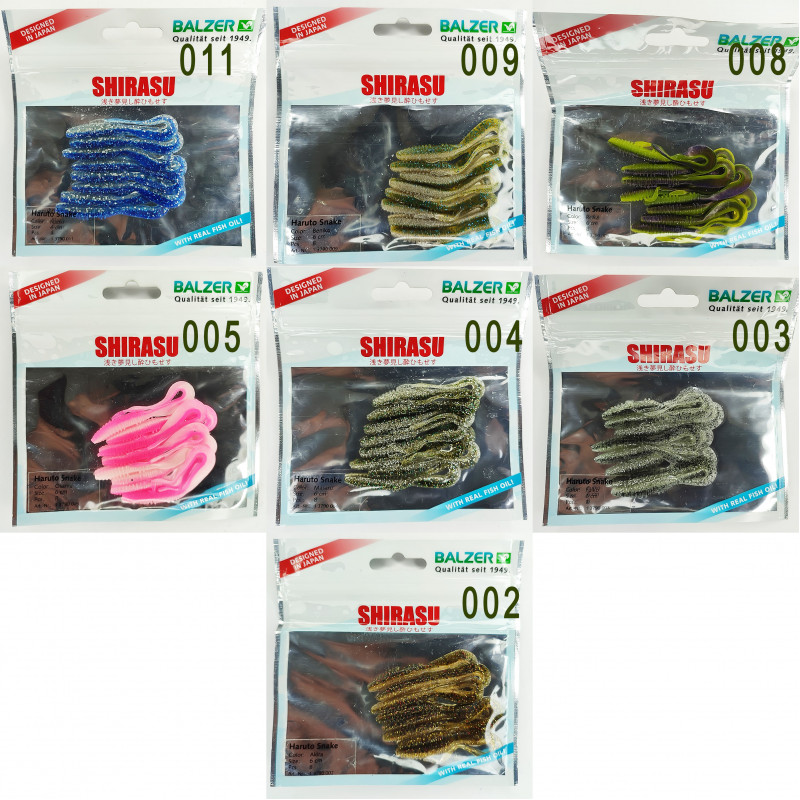 Силиконовая приманка Balzer Shirasu Haruto Snake 8cm Силиконовая приманка Balzer Shirasu Haruto Snake 8cm